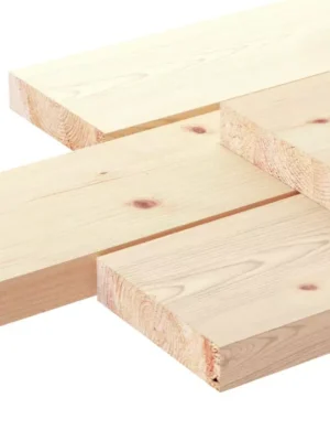 Доска сухая строганная 45х145х6000 хвоя сорт АВ